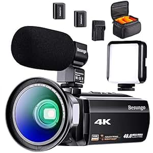 Amazon.com : BESUNGO 4K Camcorder, Video Camera, Live
