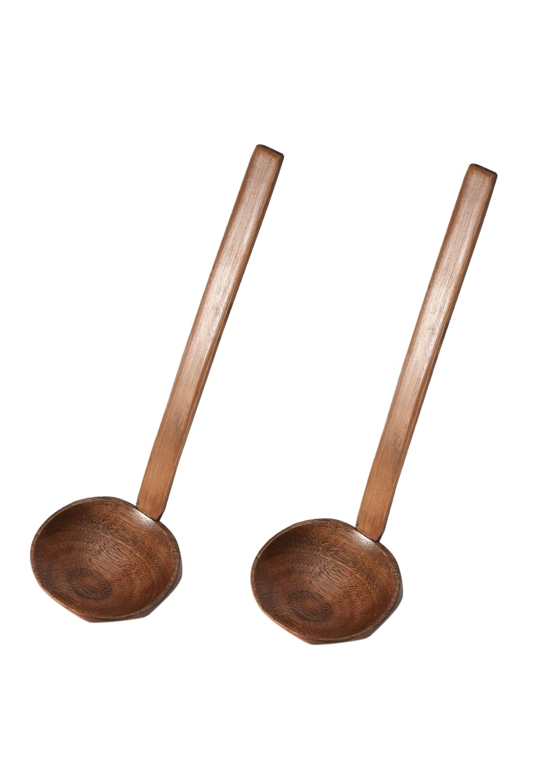 AKAMAS Japanese Long Handle Tortoise Shell Hot Pot Spoon - 2pcs