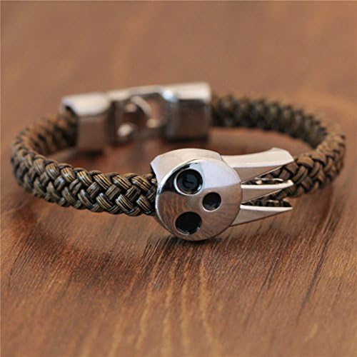 Flamboyantgoods Woman Men Fashion Cool Anime SOUL EATER Death the Kid Bracelets Wristband Gifts