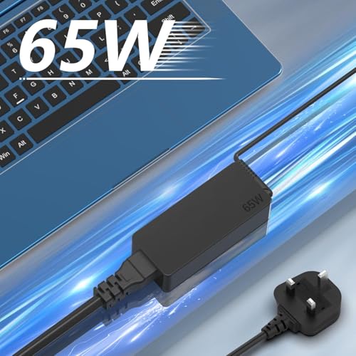 HAFIUEGE 65W USB C Charger Fit for Lenovo ThinkPad, Yoga, Chromebook | ThinkPad T14 T15 E14 E15 T480 T490 T580 X280 X380 X1 Carbon Chromebook C330 S330 100e 300e 500 Yoga, Type C Power Adapter