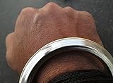 Brass and Stainless Steel Punjabi Bracelet/kada 1cm Thick