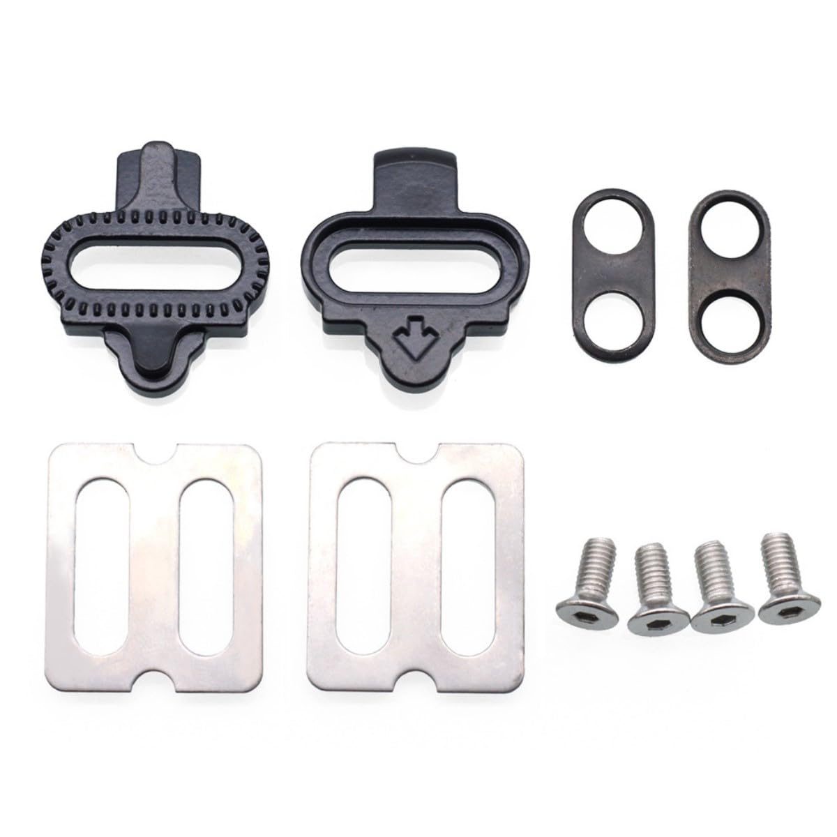 HOUSON Bike Pedal Cleats, Bicycle Shoe Plate Set SPD Pedals Bike Cleat Set Compatible with SPD Pedals
