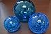 Blue Decorative Reproduction Blown Glass Float Fishing Buoy Ball 3