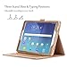 ProCase Galaxy Tab S2 9.7 Case - Leather Stand Folio Case Cover for Galaxy Tab S2 Tablet (9.7 inch, SM-T810 T815 T813) - Gold