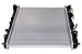 Prime Choice Auto Parts RK873 Aluminum Radiator