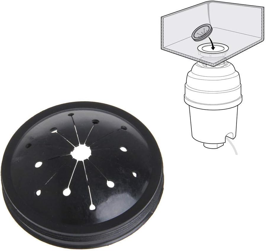 winwill Replacement Garbage Disposal Splash Guard GE For Waste King In-Sink-Erator, Black - Image 3