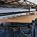 JS HANGER Pants Hanger Unfinished Wooden Grain with 2-Adjustable Clips Mark Free Tips, 10 Pack.