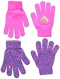 Toby & Company Big Girls' Glam Gloves Grosgrain and Space Dye Sets (Pack of 2)