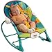 Fisher-Price Infant to Toddler Rocker Sleeper, X7046, Safari Pattern