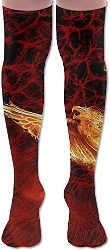 Fire Eagle Long High Over Knee Mens Soccer Basketball Athletic Socks Dry Fast