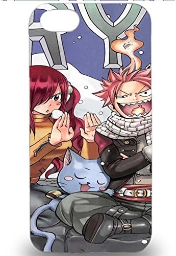 Classic Original Animation Fairy Tail Phone Case for iPhone 5/5s,Cartoon&amp;Comic Series Hard Plastic Protect Case Cover Anime Fairy Tail Happy