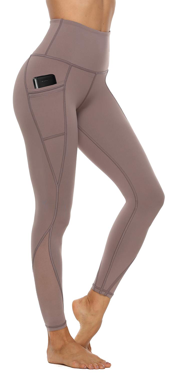 Women's High Waist Mesh Yoga Leggings 
