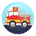 Firefighter Deluxe Party Supplies Pack (149 Pieces for 20 Guests) - Complete Tableware and Decorations Set - Fireman Party Plates and Napkins, Fire Truck Decorations for Boys, Blue Orchards