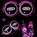 ZhengRong Car Logo LED Cup Pad led Cup Coaster USB Charging Mat Luminescent Cup Pad LED Mat Interior Atmosphere Lamp Decoration Light for Ford (2 Piece)