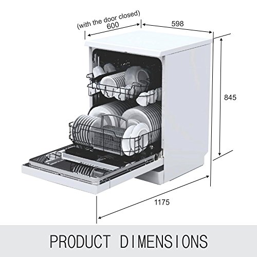 Elica 12 Place Settings Dishwasher with Soft Touch Key Control (FREE
