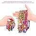 Bememo 10 Pieces Colorful Wooden Jewelry Collections Party Favor Princess Necklace Bracelet Set (Style 1)