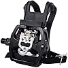 YBEKI Spin Bike SPD Pedalen – Hybride Pedaal met Teen Clip en Riemen, Geschikt voor Spin Fiets, Indoor Hometrainers en…