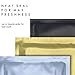 QQ Studio 100PCS Matte Double-Sided Colored Stand-Up Resealable QuickQlick™ Bags (14x20cm (5.5x7.9