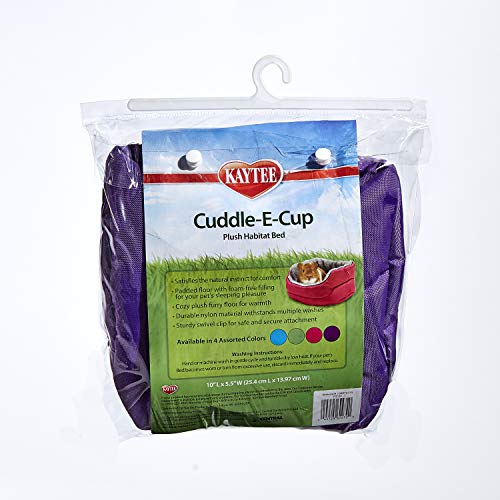 Kaytee Super Sleeper CuddleECup Bed for Pet Guinea Pigs, Rats, Chinchillas and Other Small