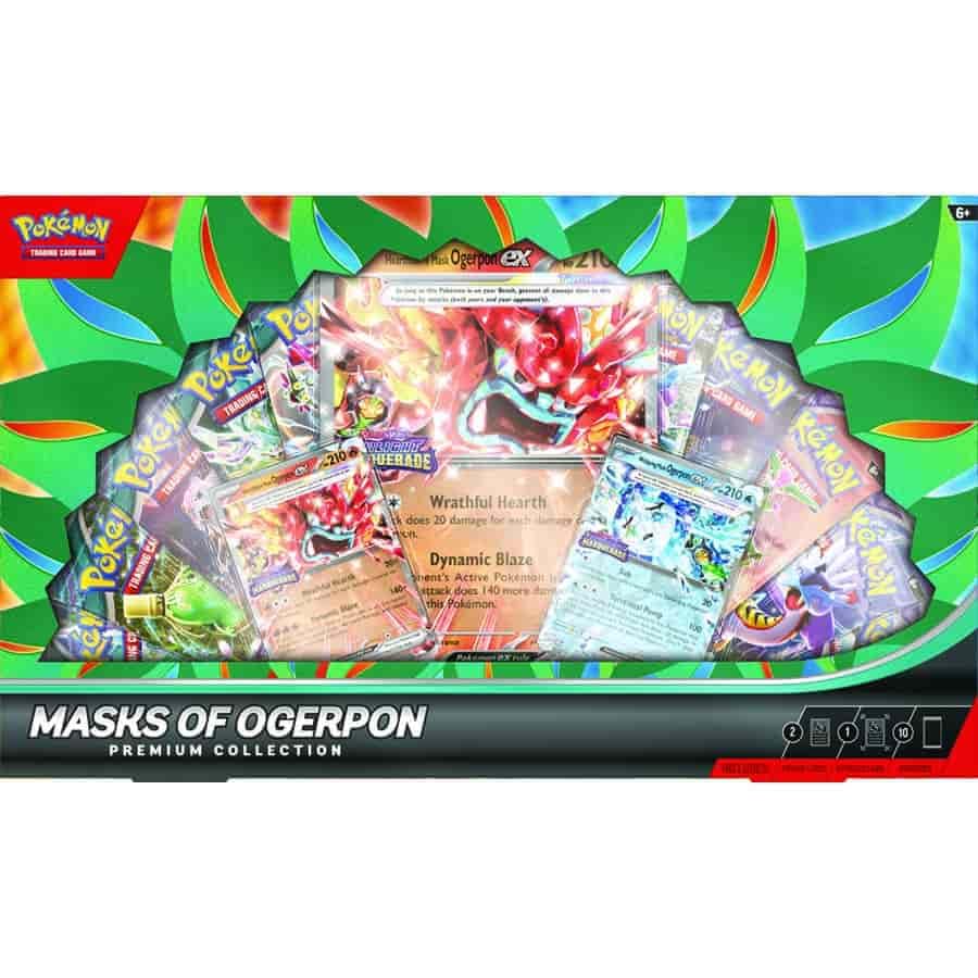 Photo 1 of ****ALL PACKS OPENED****Pokemon Masks of Ogerpon Premium Collection