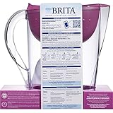Brita Space Saver 6-Cup Pitcher with 2 Filters - Purple