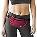 Fitter's Niche Slim Fanny Pack - Water Resistant Waist Bag with 3 Pockets, Adjustable Elastic Belt, and 6.5inch Phone Compatibility - Lightweight and Discreet for Travel, Sports and Outdoor Adventures