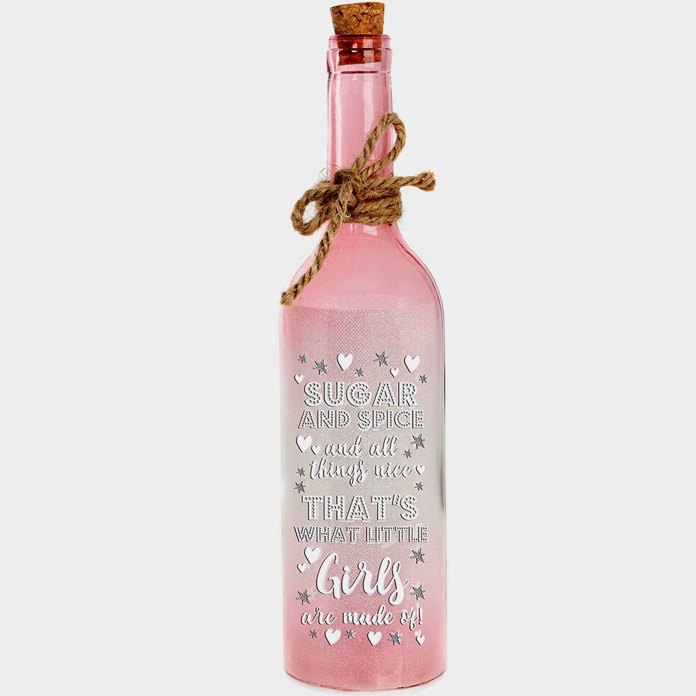 Sugar and Spice Girl LED Bottle Light