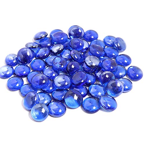 KIBOW 10Pound Pack Fire Glass Beads Fire Glass Drops for Gas Fire Pit