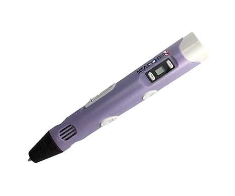 NRG CLEVER Pens für 3D-Druck mit LCD-Display und Temperaturregelung, Farbe Viola