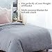 Royhom Duvet Cover for Weighted Blankets 48 x 72 Inches - Removable Weighted Blanket Cover - Soft Minky Dot, Gray