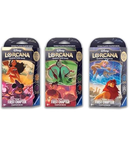disney lorcana trading card game: chapter 1 starter blister bundle Amazon.com: The First Chapter Starter Blister Bundle Gift Set for Lorcana  TCG : Toys & Games main image 0