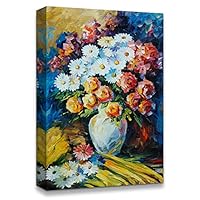 Canvas Wall Art Vintage Oil Painting Canvas Prints Home Artwork Decoration for Living Room,Bedroom - 12x18 inches