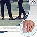 Dr. Frederick's Original Soft Gel Toe Protectors for Men & Women - 6 ct - Toe Caps for Foot Pain Relief - Sleeves for Ingrown Toenails, Corns, Calluses, and Blisters - Medium - White