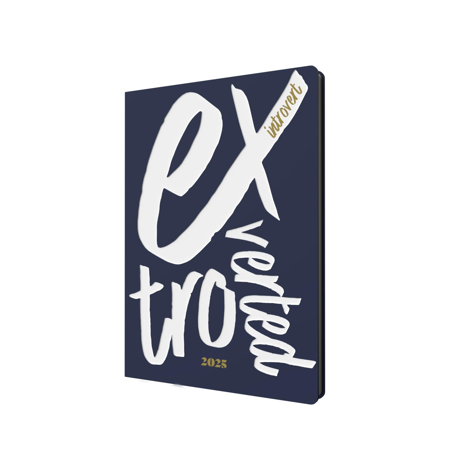 Collins Expressive Type 2025 Planner - A5 Week to View Diary - Navy - (E-ET153.59-25) - Stylish Weekly Eco Diary with Recycled Paper