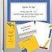 School Adventures Teacher Adhesive Sticky Note Pack / 5 Classroom Student Sticky Note Pads / 50 Daycare Educator Tutor Paper Sheets Per Pad/Made in The USA