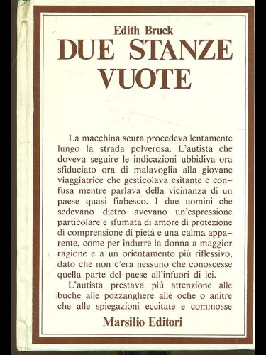 Amazon.it: Due stanze vuote - Edith Bruck - Libri