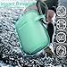 Compatible with AirPod Case Cover, (2 Pack) Cover for Airpods Case (Black&Mint Green)