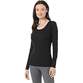 32 Degrees Heat Womens Ultra Soft Thermal Midweight Baselayer Scoop Top