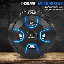 Pyle 2-Way Waterproof Off Road Speakers - 4" 800W