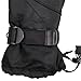 Urban Boundaries Womens Warm Winter Waterproof Thinsulate Snow Gloves (Black, Small/Medium)