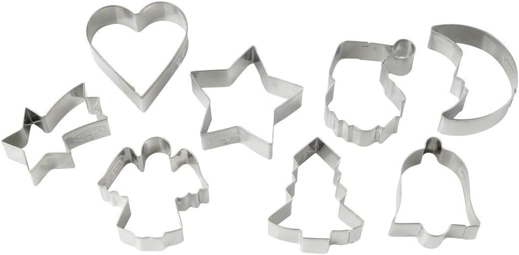 Dr. Oetker Ausstecher-Set Weihnachten, Ausstechformen für Plätzchen, Kekse und Fondant ...