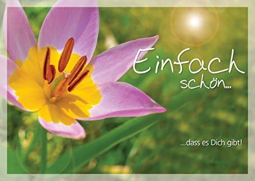 Poetische Spruch Postkarte Liebe Einfach Schon Dass Es Dich Gibt Amazon De Burobedarf Schreibwaren