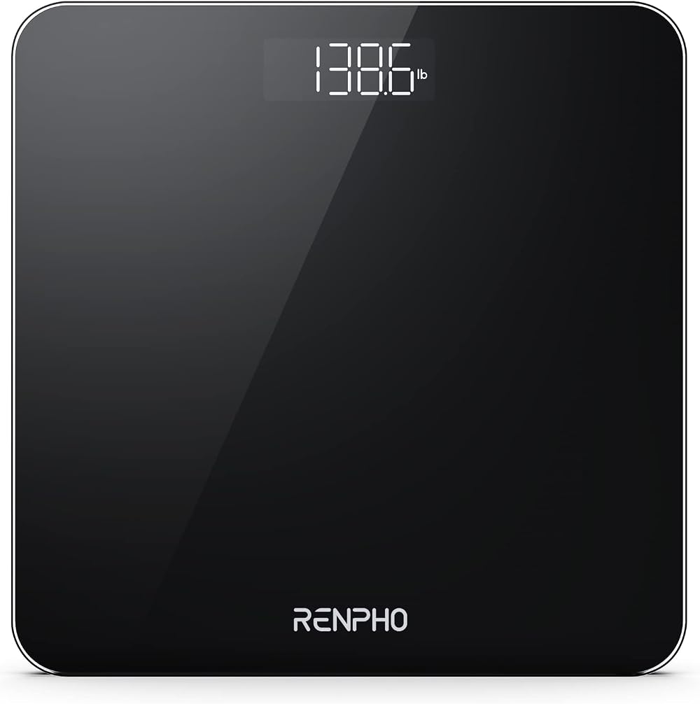 RENPHO Digital Bathroom Scale 180kg 400lb 0.1lb 0.05kg Large Platform