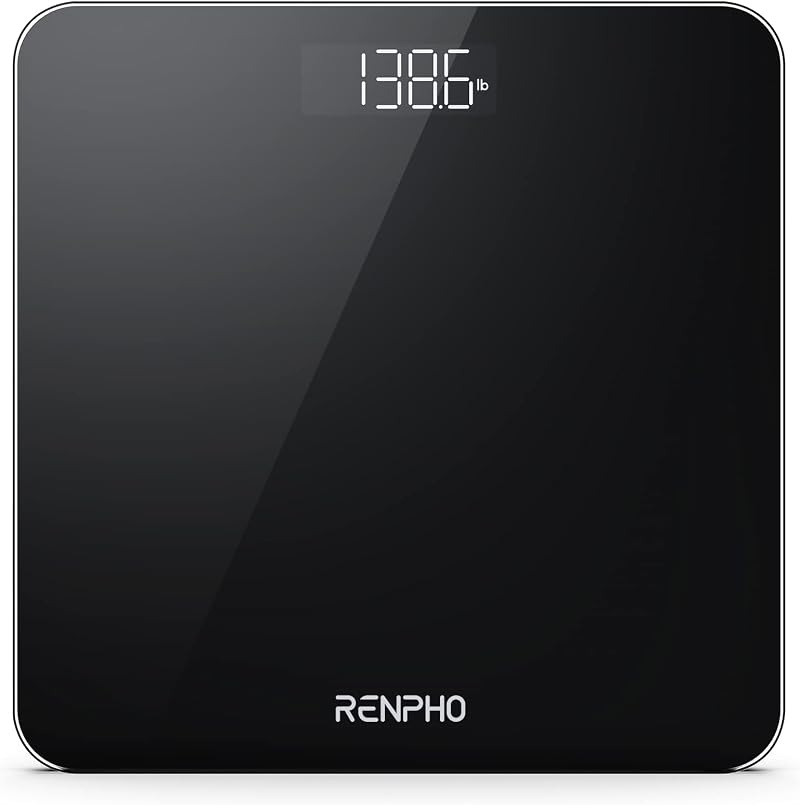 RENPHO Digital Bathroom Scale 180kg 400lb 0.1lb 0.05kg Large Platform