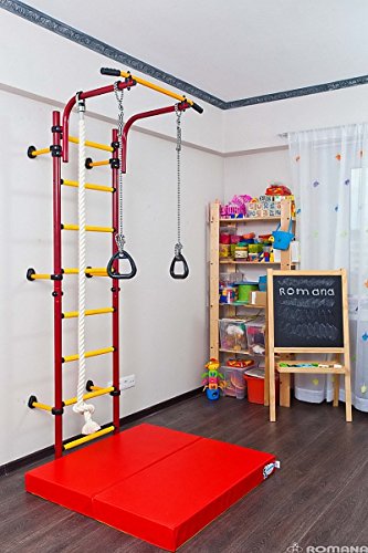 Wall Mounted Kids Indoor Playground Training Gym Sport Set With