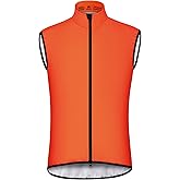 CEROTIPOLAR Club Fit Men's Thermal Fleece Cycling Vest for Bike Biking,Rain-Wind Proof Cycle Outwear