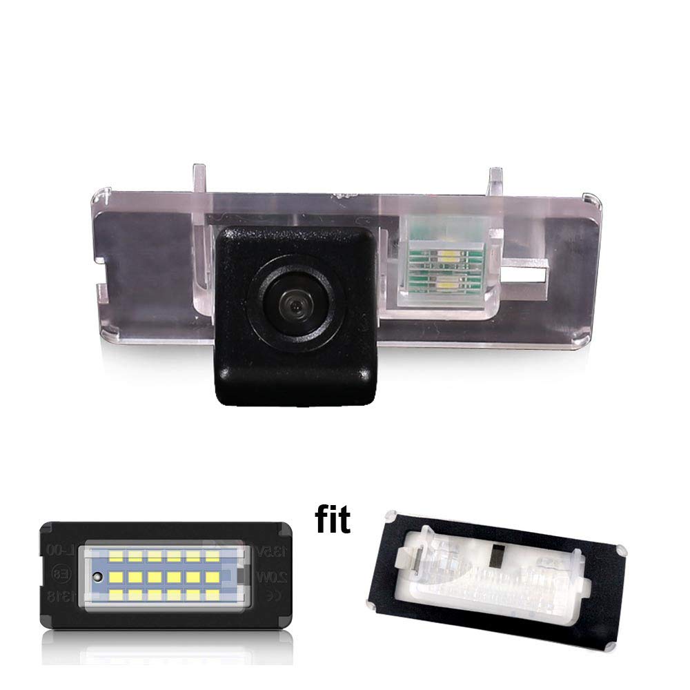 Car Reversing License PlateLight Camera for Kombilimousine R55 R56/Convertible cabrio R52 2009-2013Bj/Cabriolet R57 2009-2016Bj/Coupe R58 2011-2015Bj/Roadster R59 2012-2015Bj(7022=73 * 31mm)