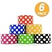 RAM-PRO Polka Dot Series Heavy-Duty Duct Tape | Assorted Fluorescent Colors Pack of 6 Rolls, 1.88-inch x 5 Yard – Colors Included: Black, Yellow, Pink, White, Green & Blue.