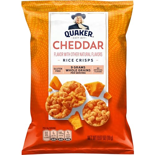 QUAKER RICE CRISPS, 4 FLAVOR SAVORY MIX, 15 COUNT