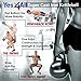 Yes4All Pedestal Punching Bag with Stand, Adjustable Height, Boxing MMA Equipment with PU Leather Speed Reflex Ball Home Gym